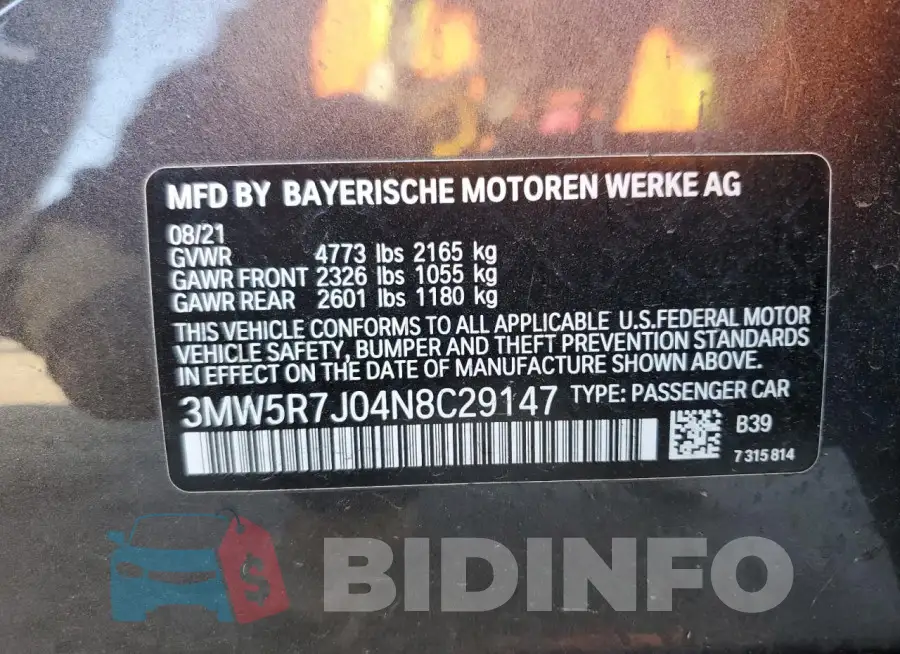 3MW5R7J04N8C29147 Photo# 12