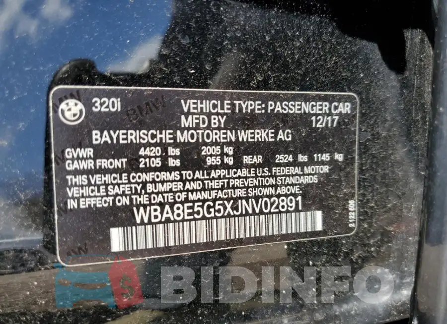 WBA8E5G5XJNV02891 Photo# 12