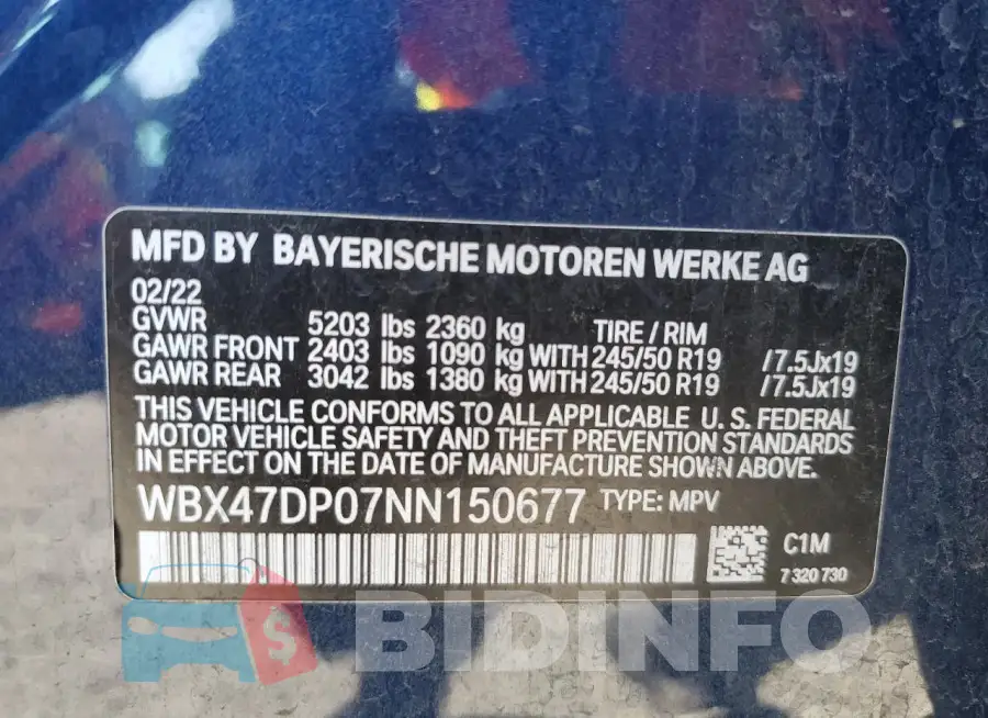 WBX47DP07NN150677 Photo# 13