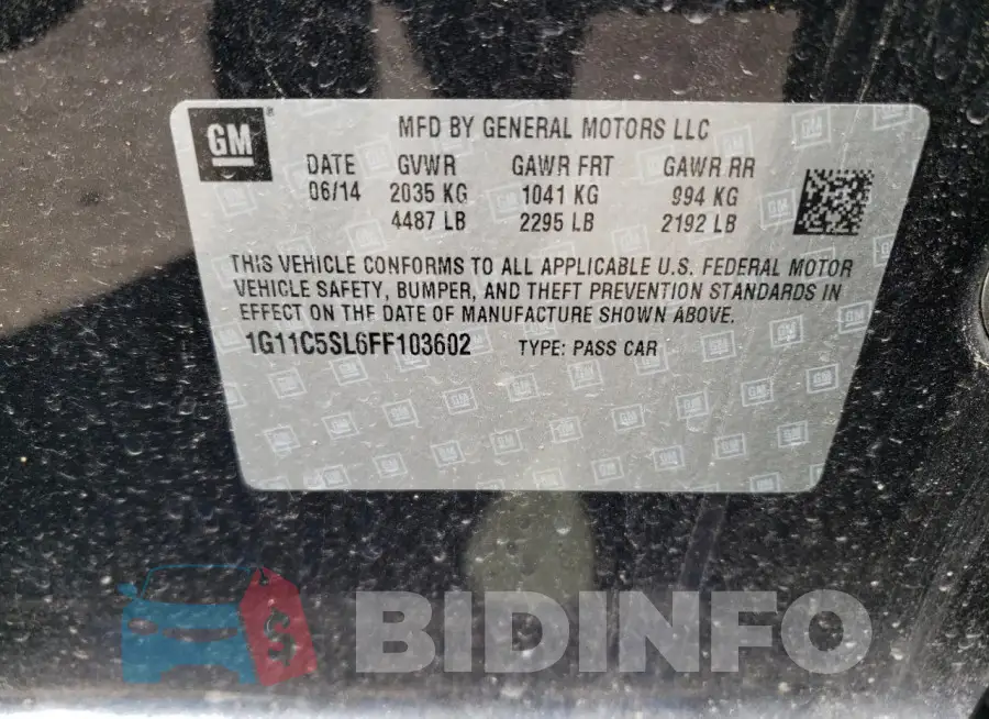 1G11C5SL6FF103602 Photo# 12