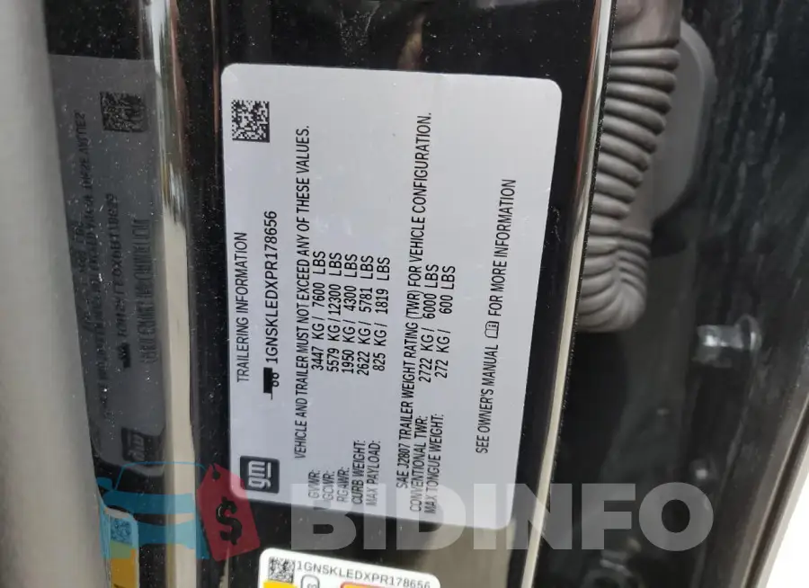 1GNSKLEDXPR178656 Photo# 13