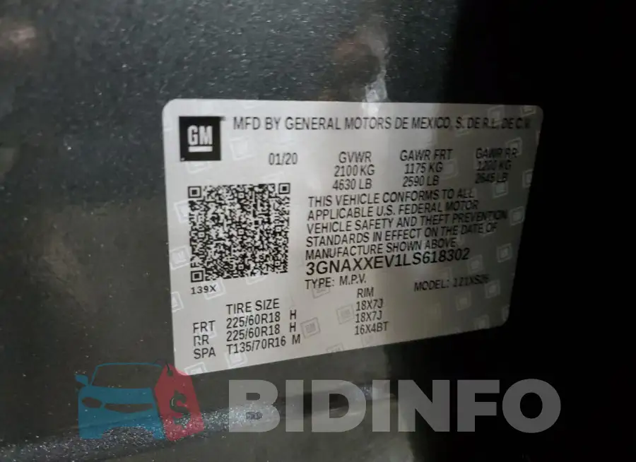 3GNAXXEV1LS618302 Photo# 12