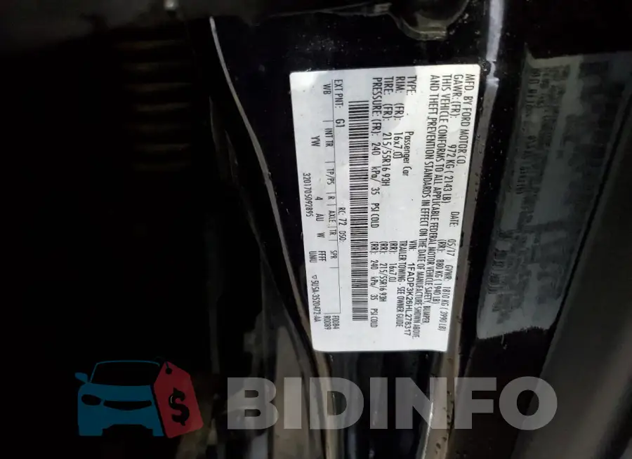1FADP3K26HL278317 Photo# 12