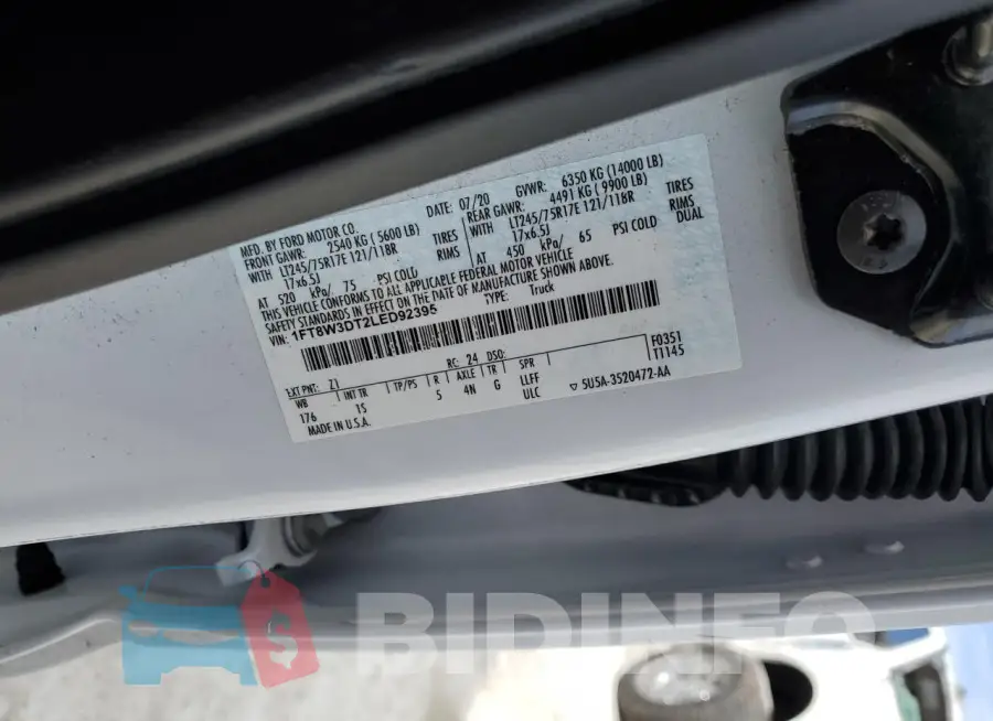 1FT8W3DT2LED92395 Photo# 13