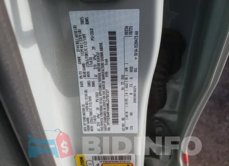 1FTER4FH0MLD78727 Photo# 12