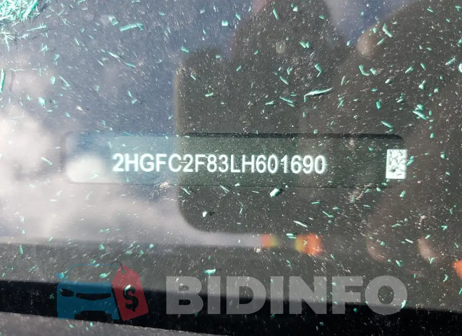 2HGFC2F83LH601690 Photo# 12