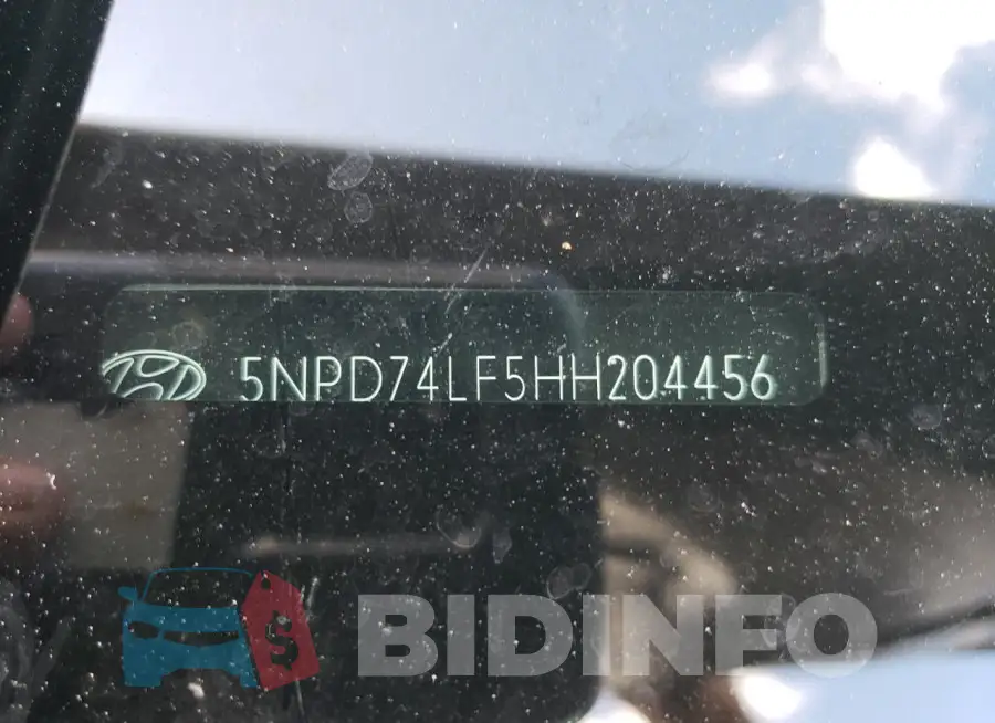 5NPD74LF5HH204456 Photo# 12