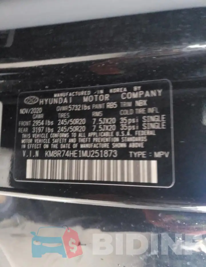 KM8R74HE1MU251873 Photo# 12