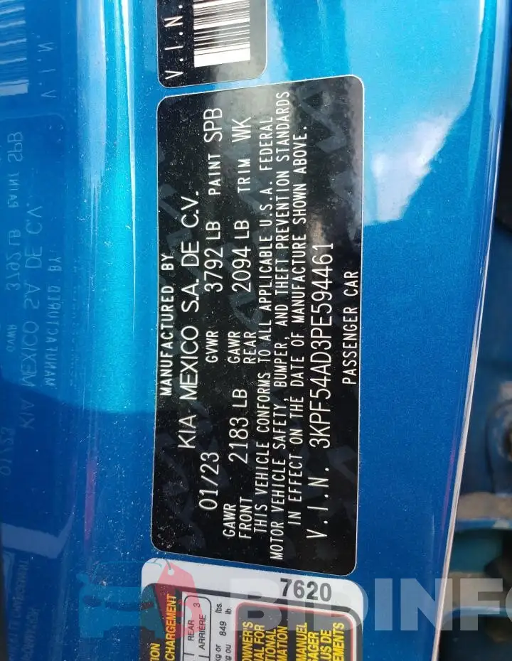 3KPF54AD3PE594461 Photo# 12