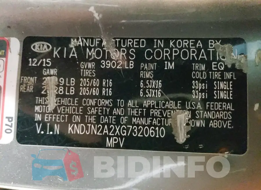 KNDJN2A2XG7320610 Photo# 13