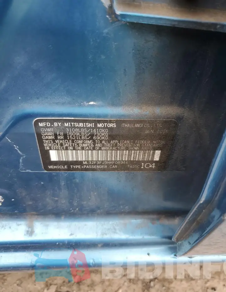 ML32F3FJ3HHF08944 Photo# 12