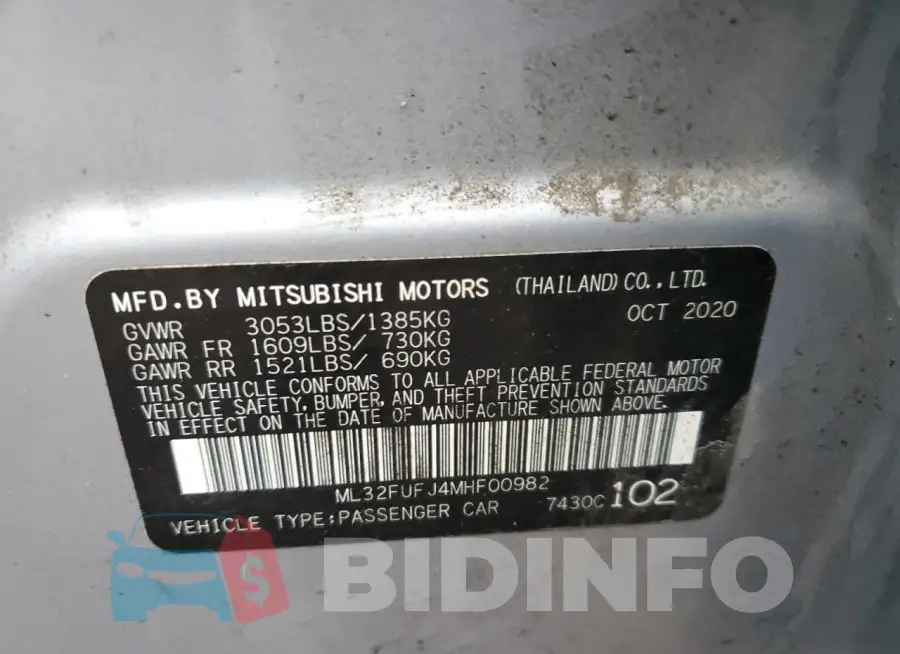 ML32FUFJ4MHF00982 Photo# 13