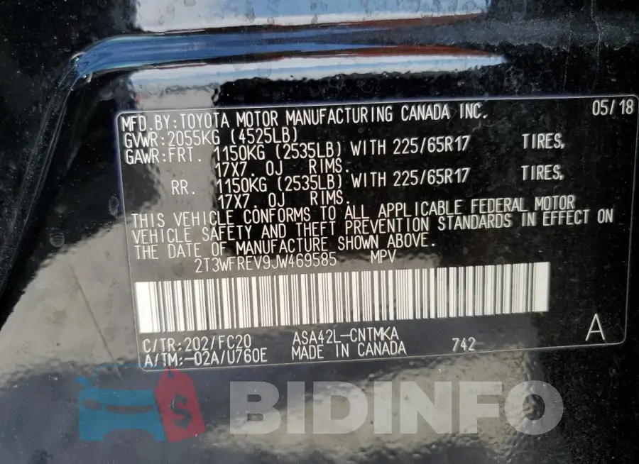 2T3WFREV9JW469585 Photo# 13
