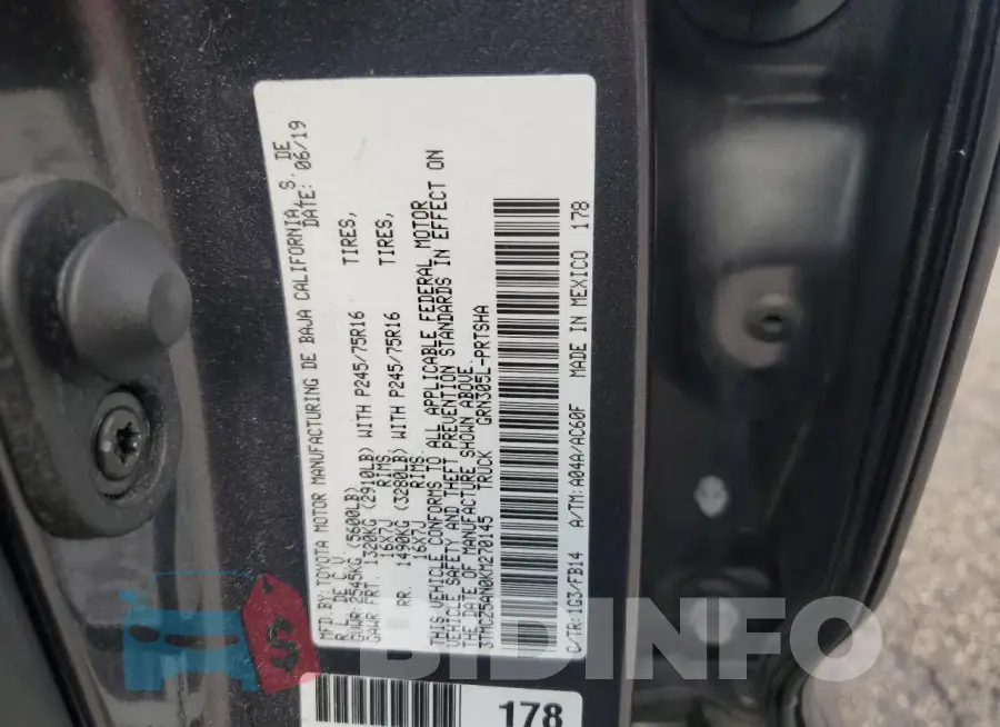 3TMCZ5AN0KM270145 Photo# 12