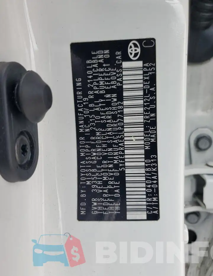 5YFEPRAE5LP077182 Photo# 12