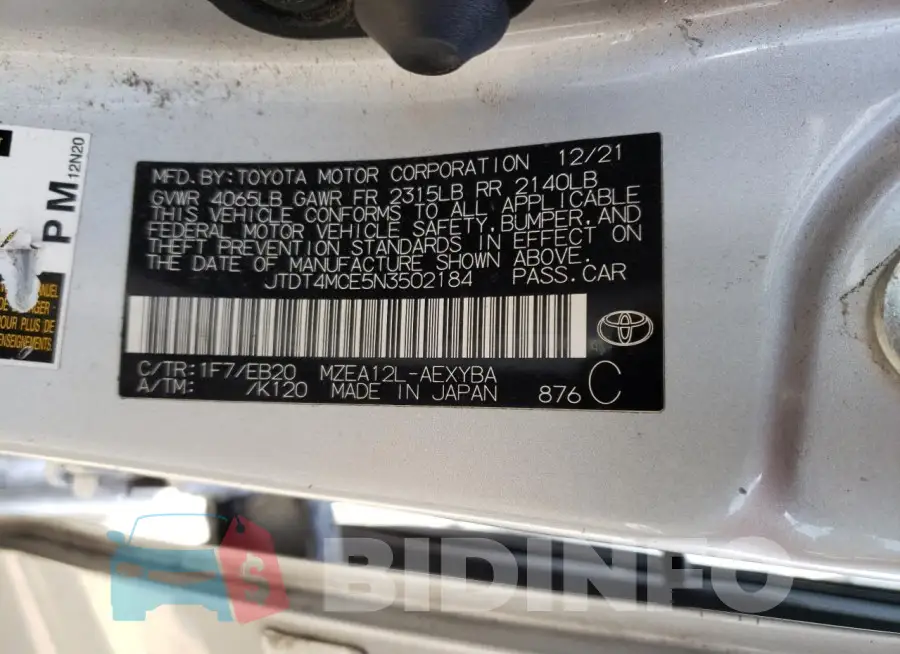 JTDT4MCE5N3502184 Photo# 13