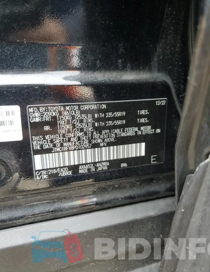 JTMC1RFV8PD102957 Photo# 14