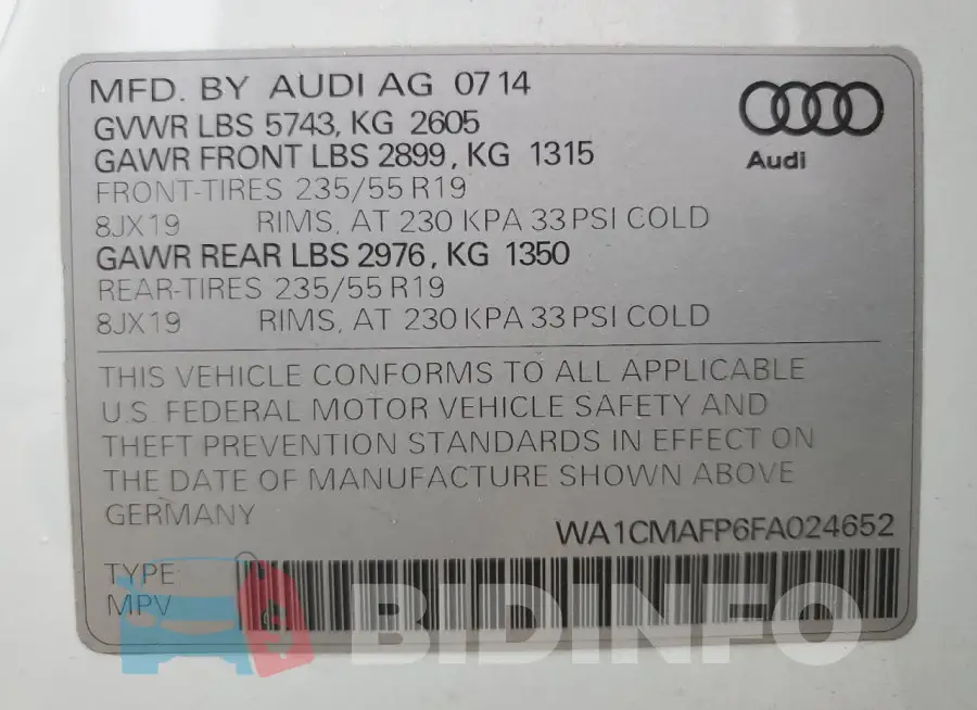 WA1CMAFP6FA024652 Photo# 13