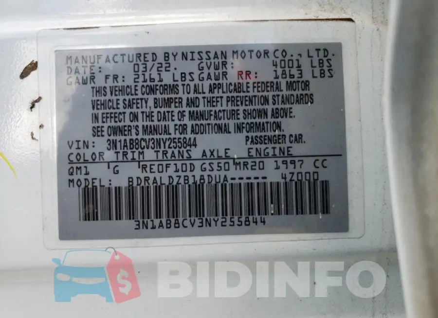 3N1AB8CV3NY255844 Photo# 12