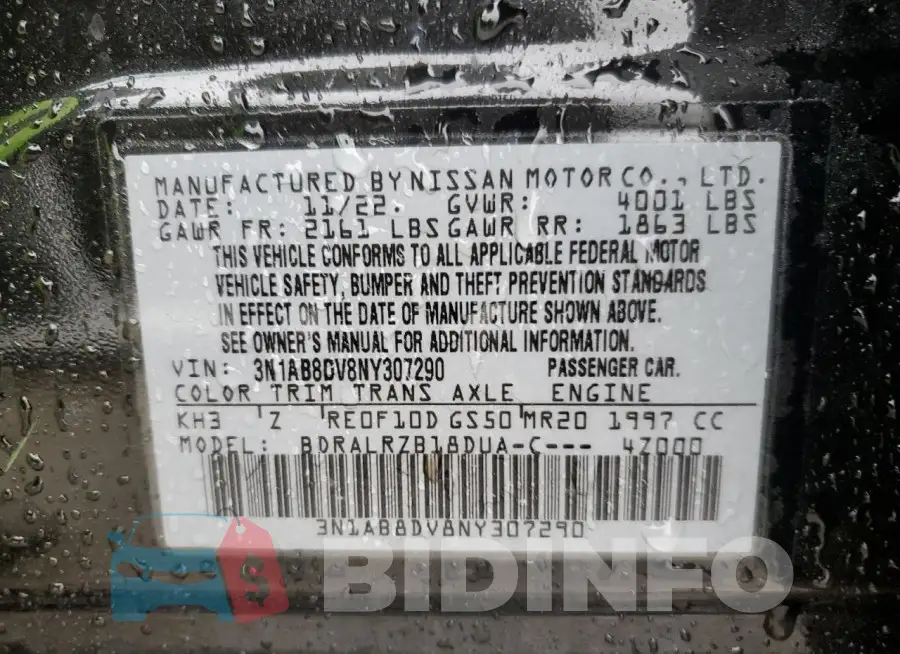 3N1AB8DV8NY307290 Photo# 12