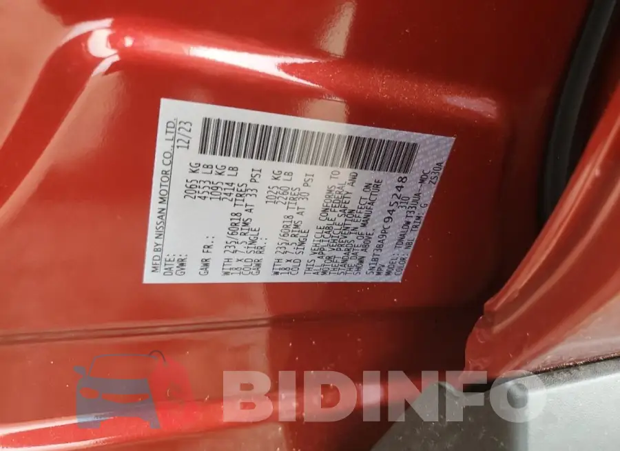 5N1BT3BA9PC945248 Photo# 12