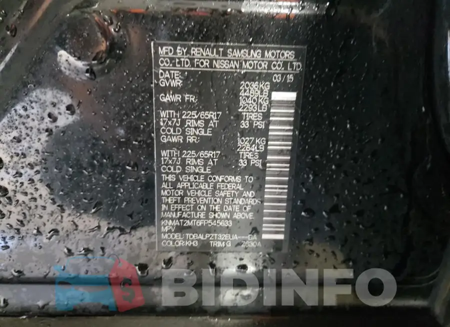 KNMAT2MT6FP545633 Photo# 12