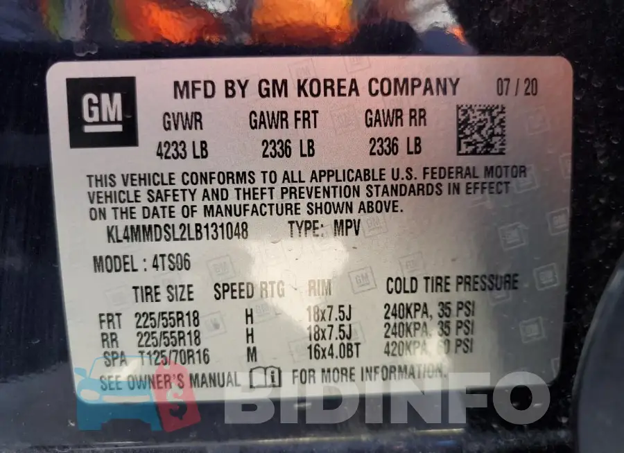 KL4MMDSL2LB131048 Photo# 12