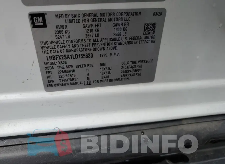 LRBFX2SA1LD155630 Photo# 14