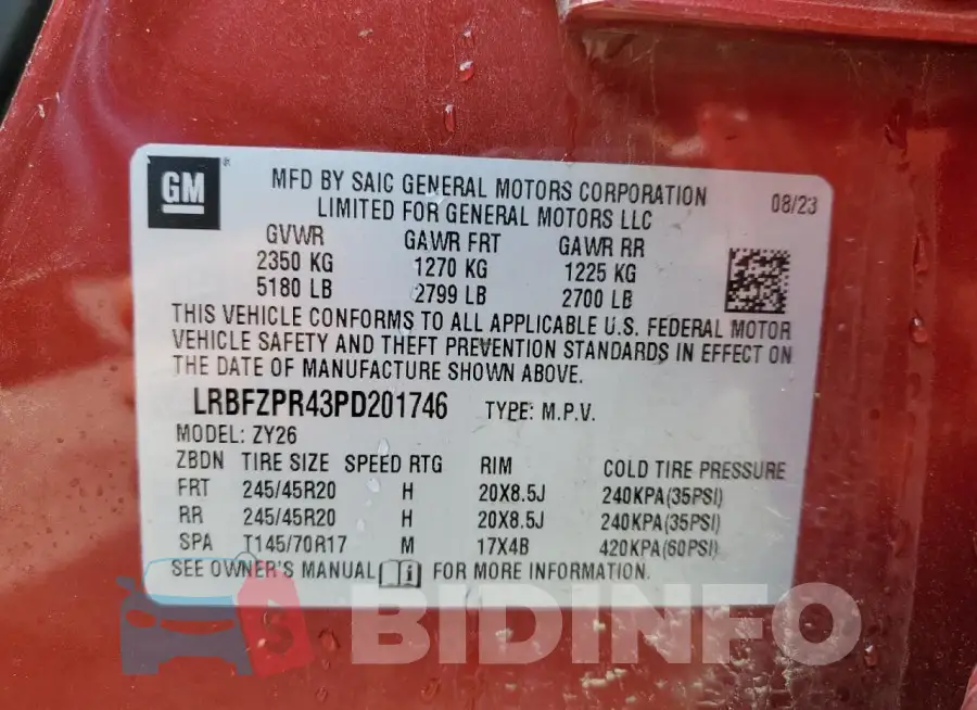 LRBFZPR43PD201746 Photo# 13