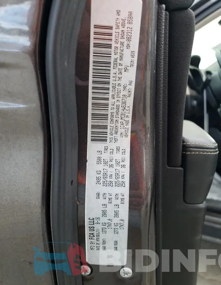 1C4PJMCB1HW536710 Photo# 12