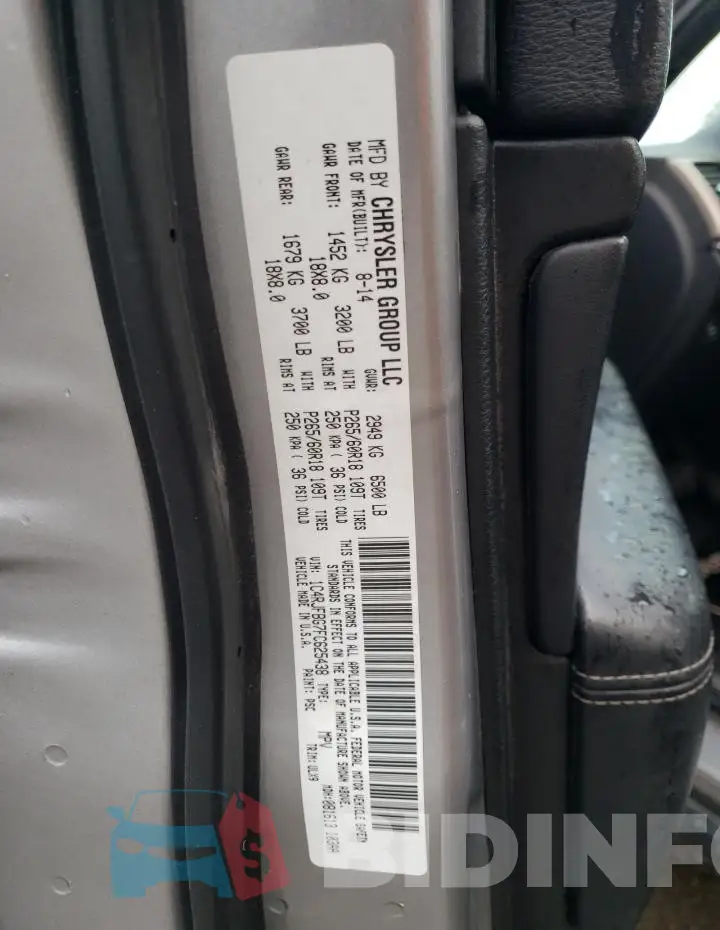 1C4RJFBG7FC625438 Photo# 13