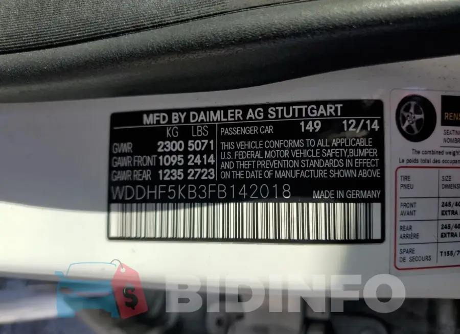 WDDHF5KB3FB142018 Photo# 12