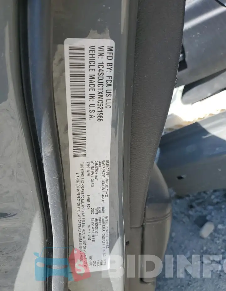 1C4SDJCTXMC521966 Photo# 12