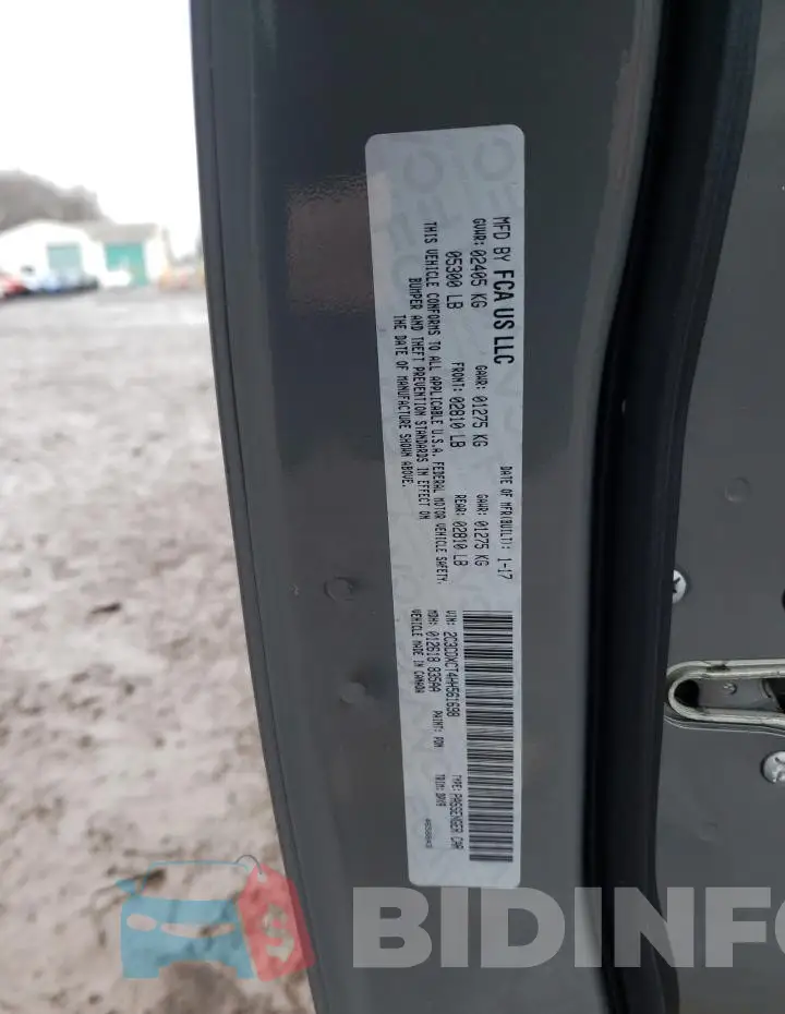 2C3CDXCT4HH561698 Photo# 12