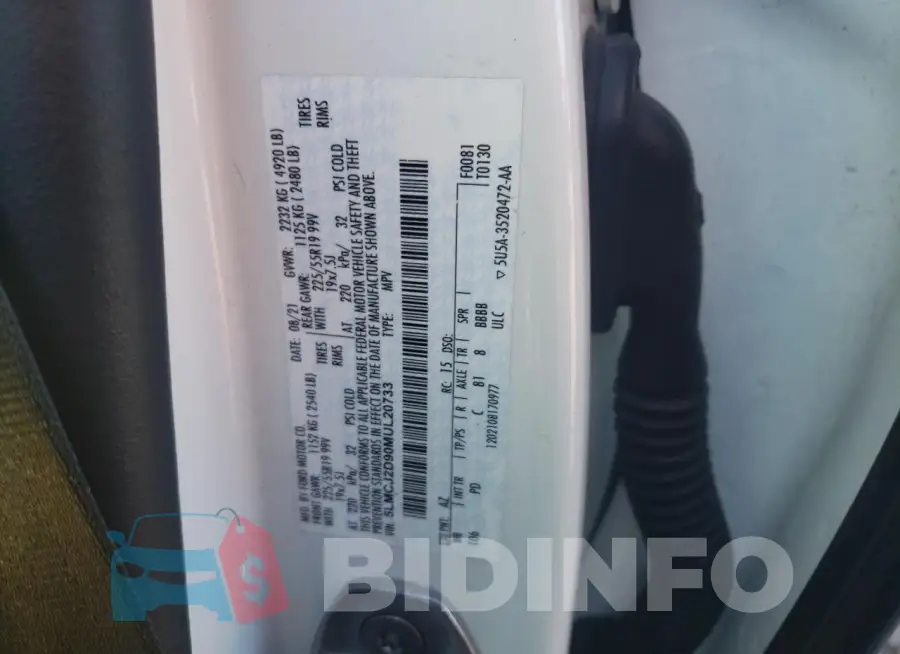 5LMCJ2D90MUL20733 Photo# 14