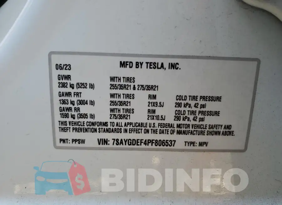 7SAYGDEF4PF806537 Photo# 12