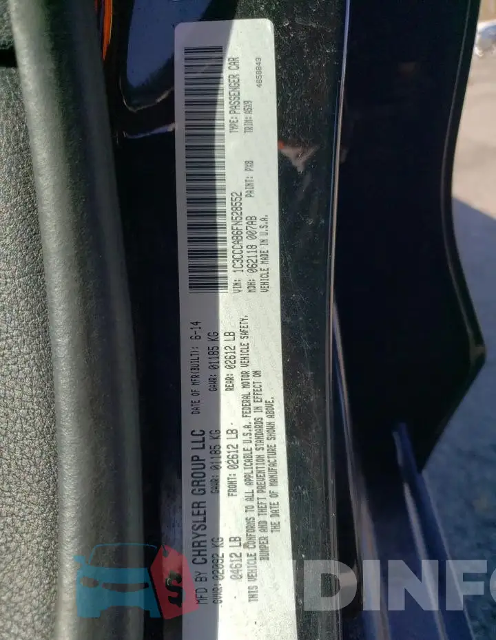 1C3CCCAB6FN528552 Photo# 12