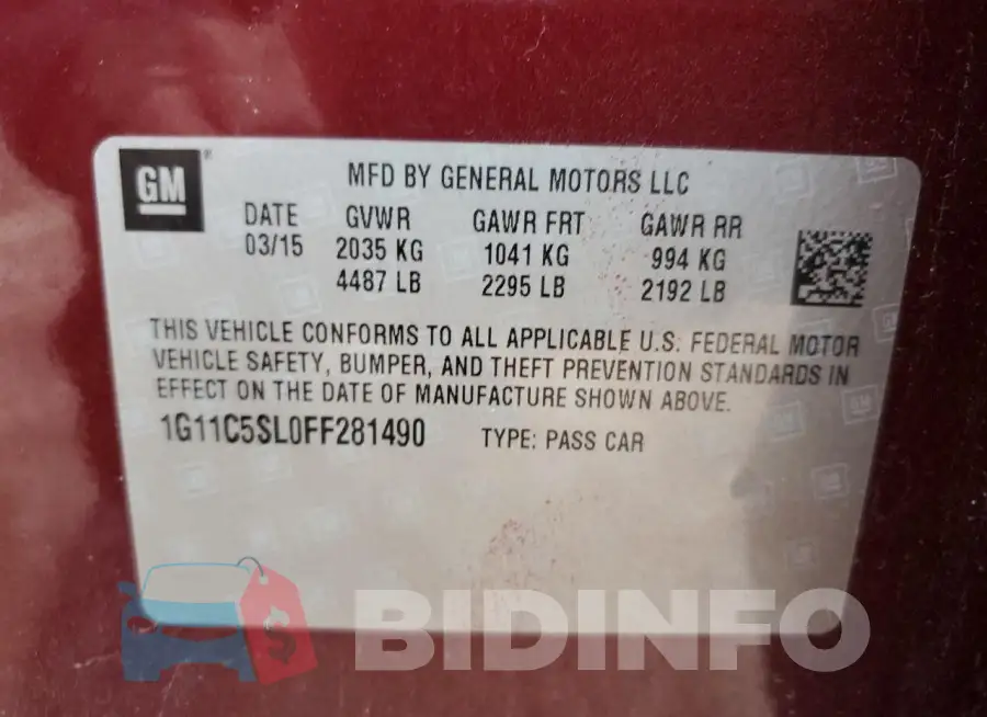 1G11C5SL0FF281490 Photo# 12