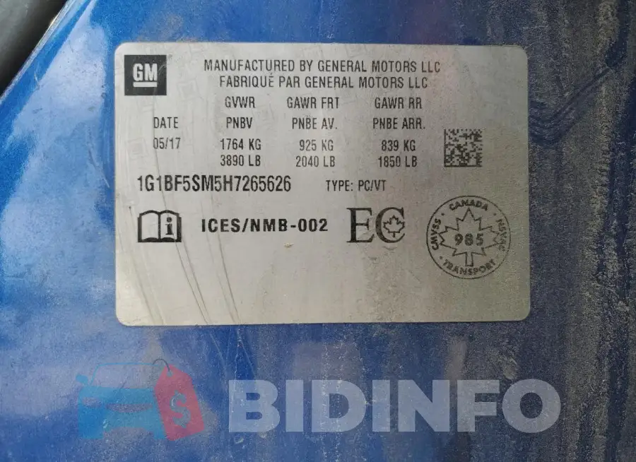 1G1BF5SM5H7265626 Photo# 13
