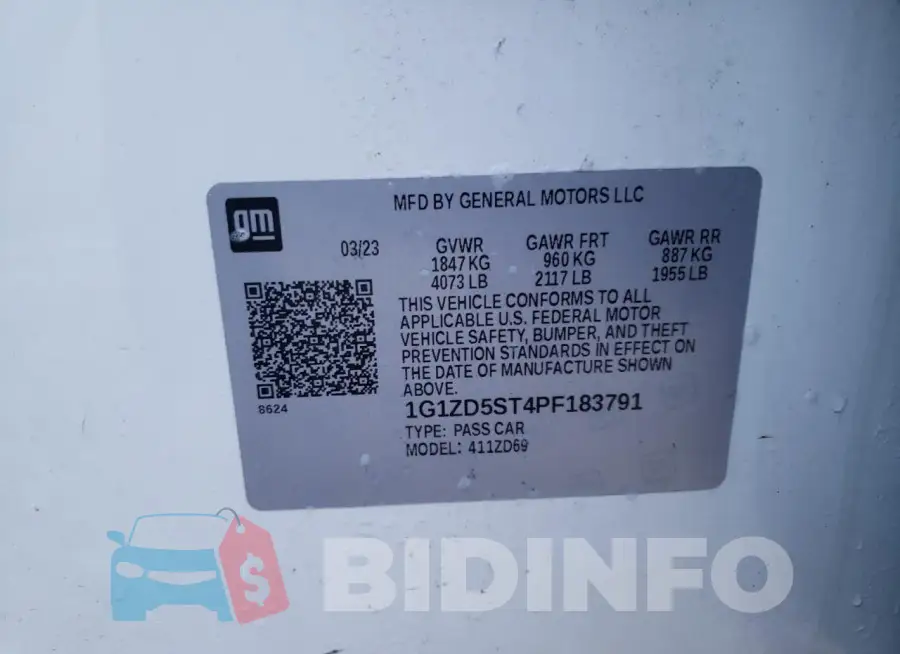 1G1ZD5ST4PF183791 Photo# 13