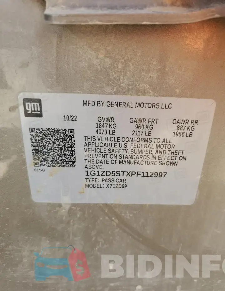 1G1ZD5STXPF112997 Photo# 12