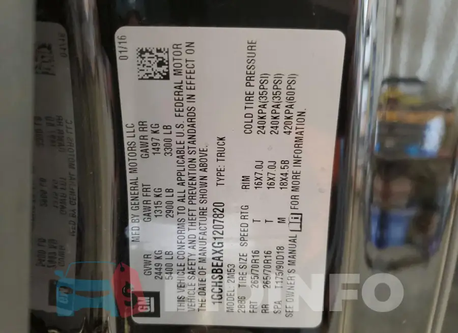 1GCHSBEAXG1207820 Photo# 12