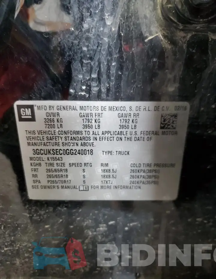 3GCUKSEC0GG240018 Photo# 12
