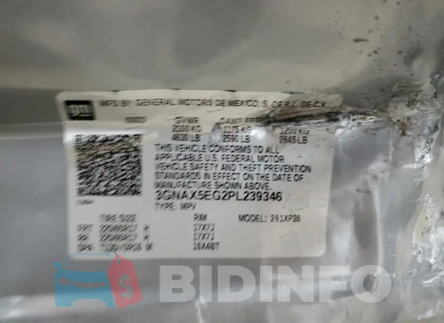 3GNAX5EG2PL239346 Photo# 13