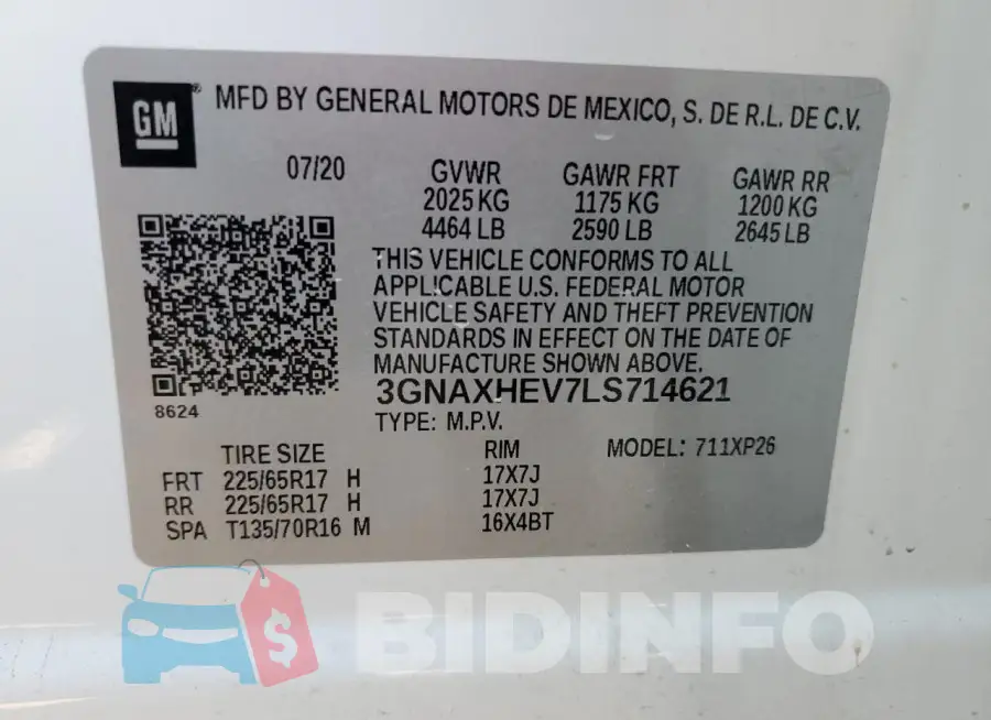 3GNAXHEV7LS714621 Photo# 13
