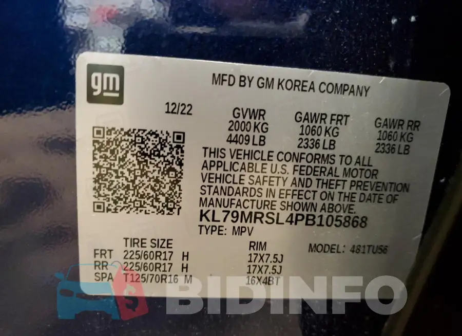 KL79MRSL4PB105868 Photo# 13