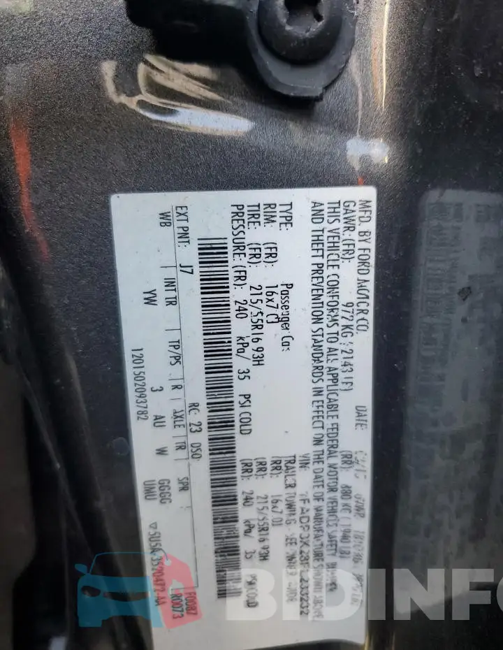1FADP3K28FL233232 Photo# 12