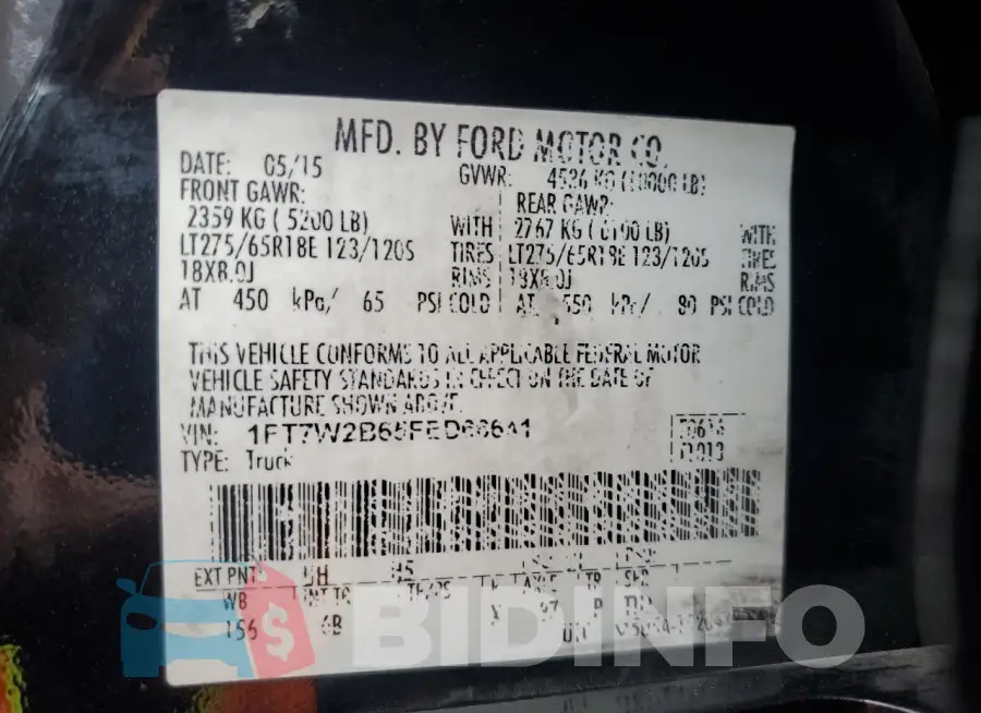 1FT7W2B65FED66641 Photo# 12