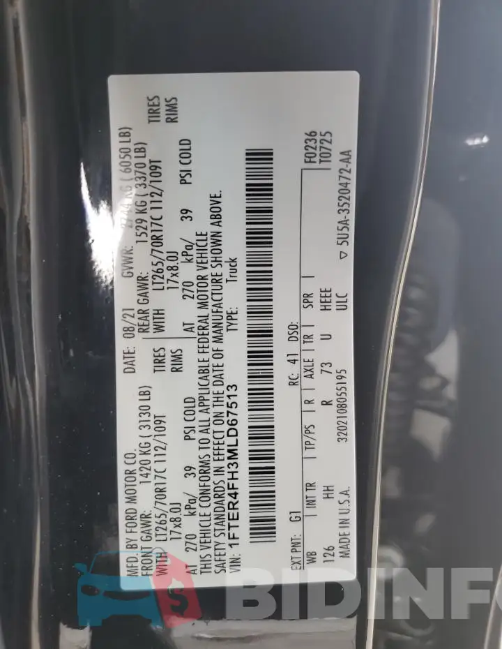 1FTER4FH3MLD67513 Photo# 12