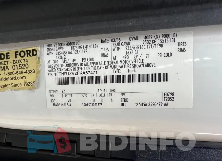 1FTNR1ZV2FKA67471 Photo# 10